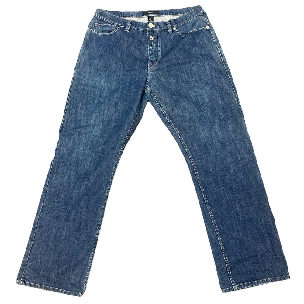 Vintage Y2K Sean John Jeans Men 36x32 Blue Baggy Hip Hop Button Fly Rapper